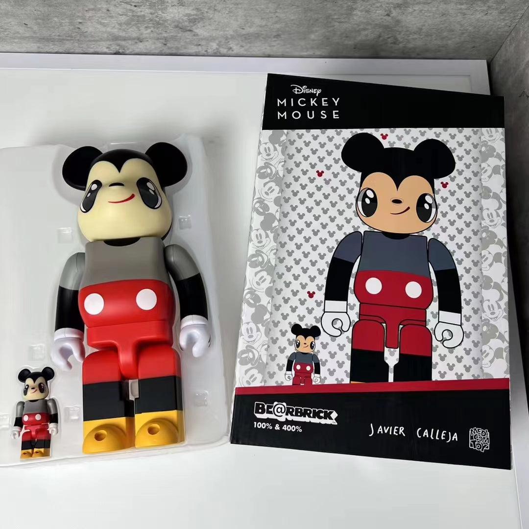 「 BearBrick × MickeyMouse」400%➕100%