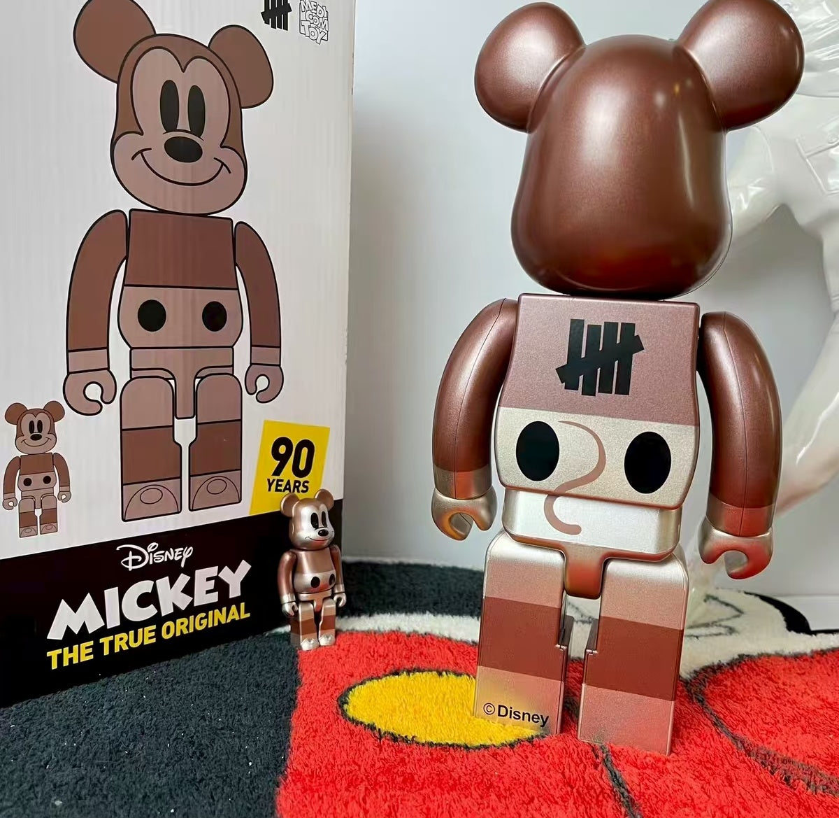 「 BearBrick × MickeyMouse 」400%➕100%
