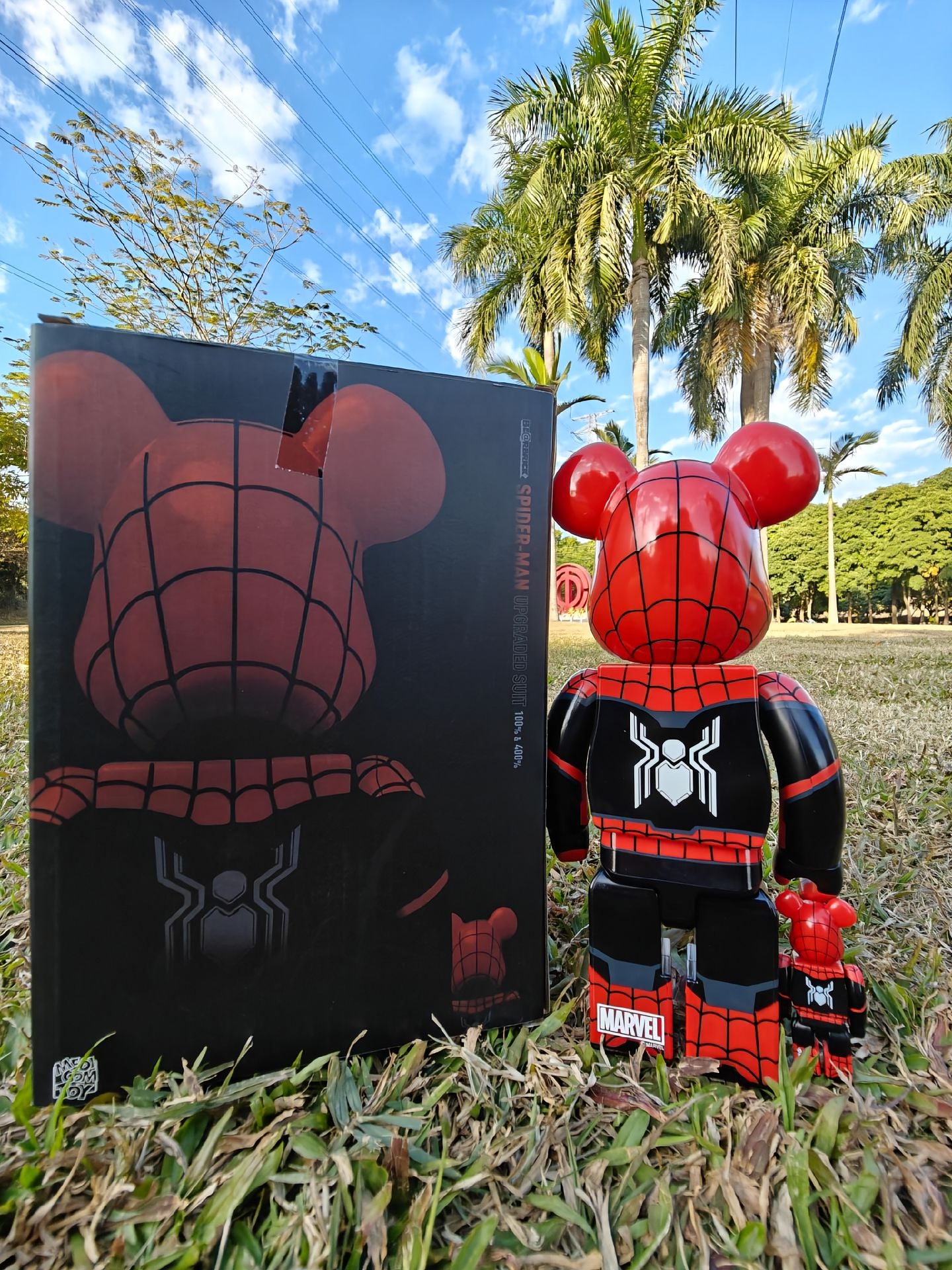 BearBrick 400% SPIDER-MAN UPGRADED SUIT