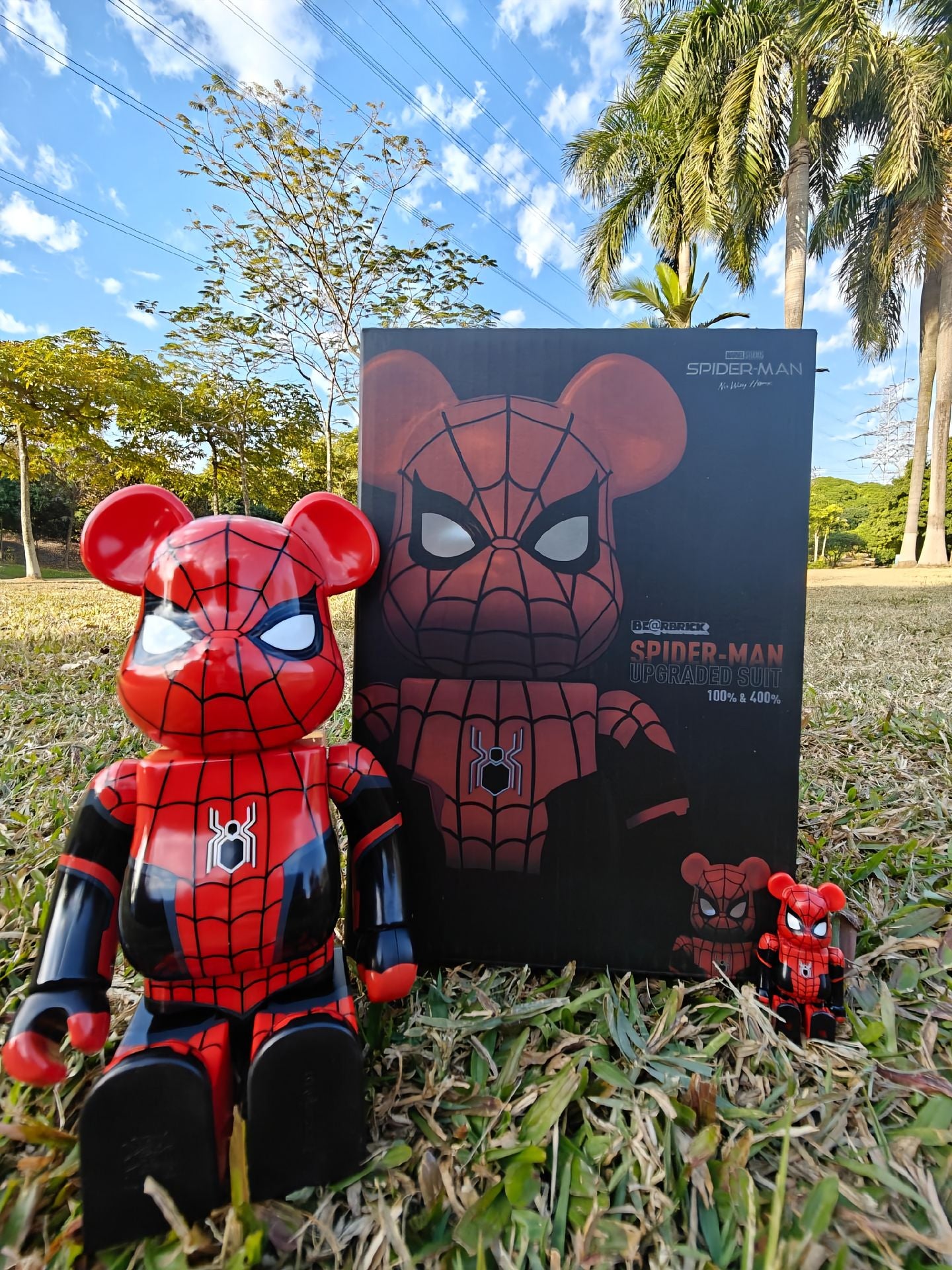 BearBrick 400% SPIDER-MAN UPGRADED SUIT