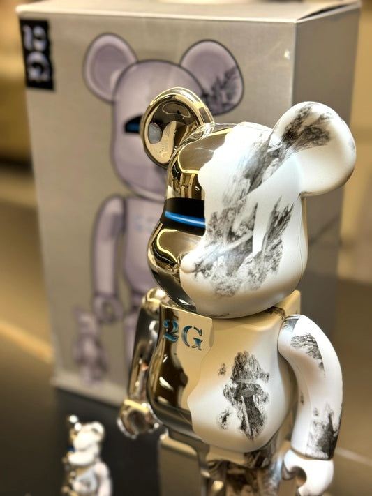 BearBrick 400% 2G Sorayama Daniel Arsham