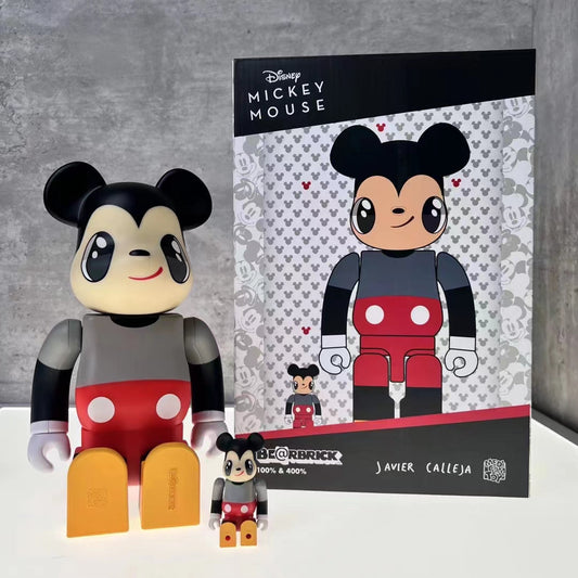 「 BearBrick ×  MickeyMouse」400%➕100%