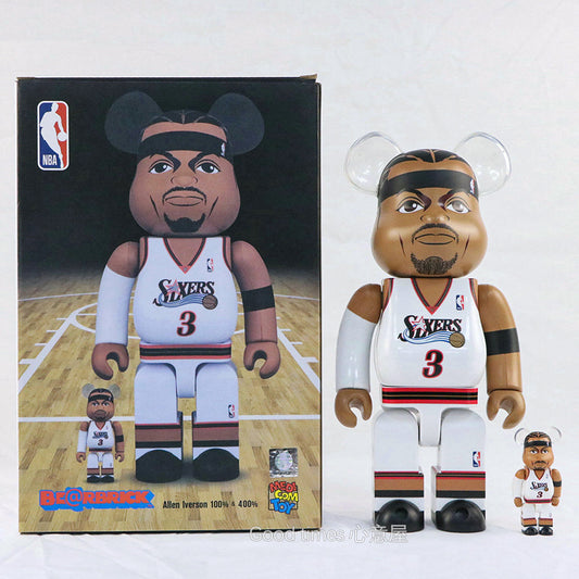 「 BearBrick × Allen Iverson 」400%➕100%