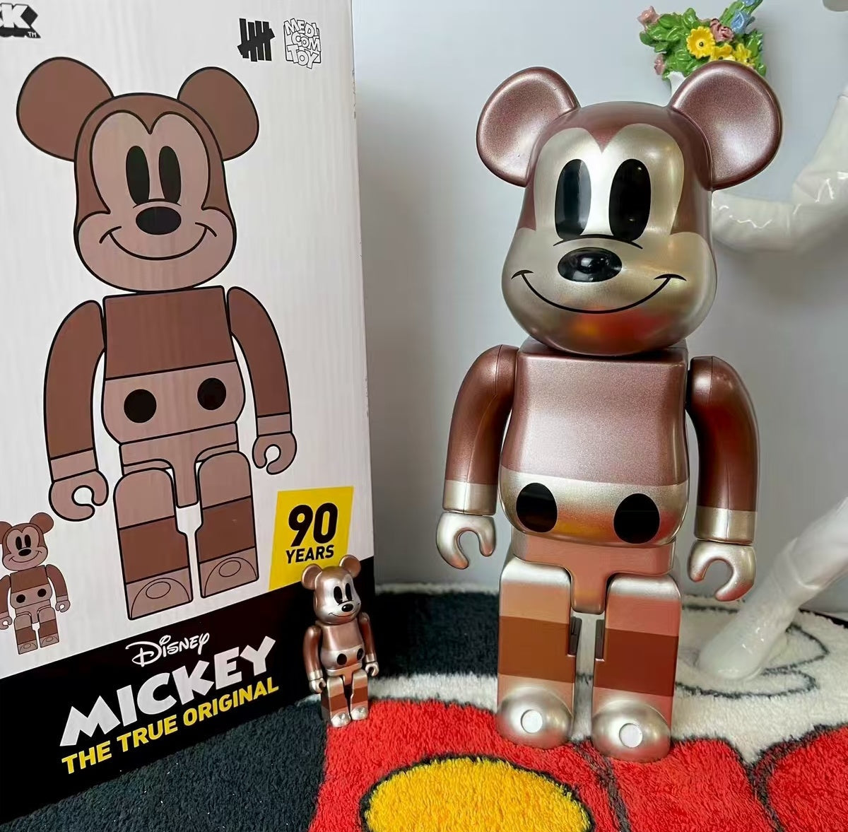 「 BearBrick × MickeyMouse 」400%➕100%