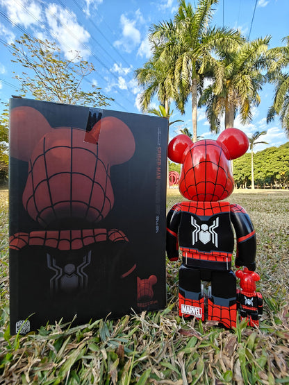 BearBrick 400% SPIDER-MAN UPGRADED SUIT
