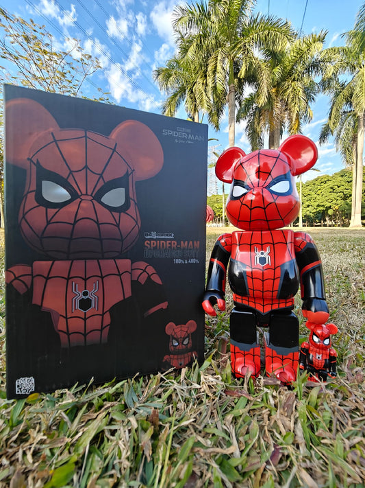BearBrick 400% SPIDER-MAN UPGRADED SUIT