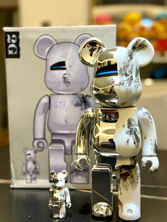 BearBrick 400% 2G Sorayama Daniel Arsham