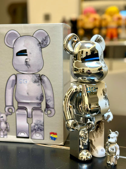 BearBrick 400% 2G Sorayama Daniel Arsham